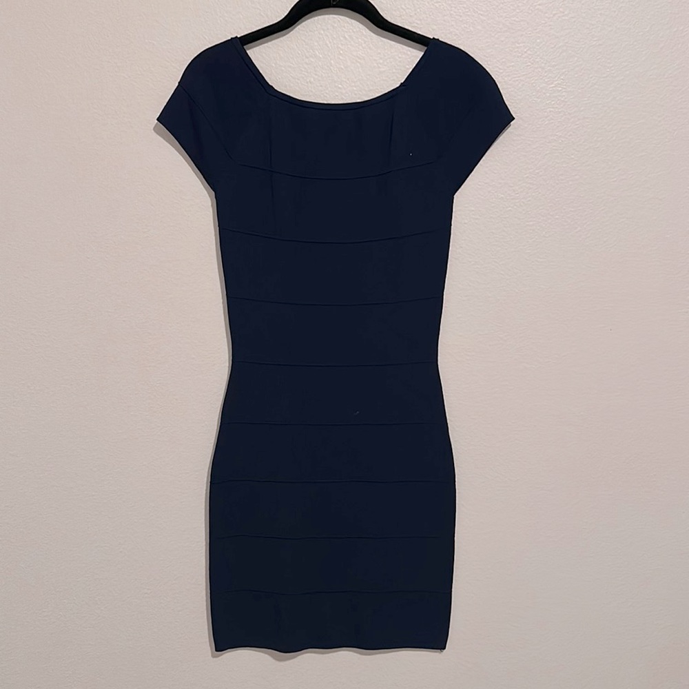 Navy bodycon dress